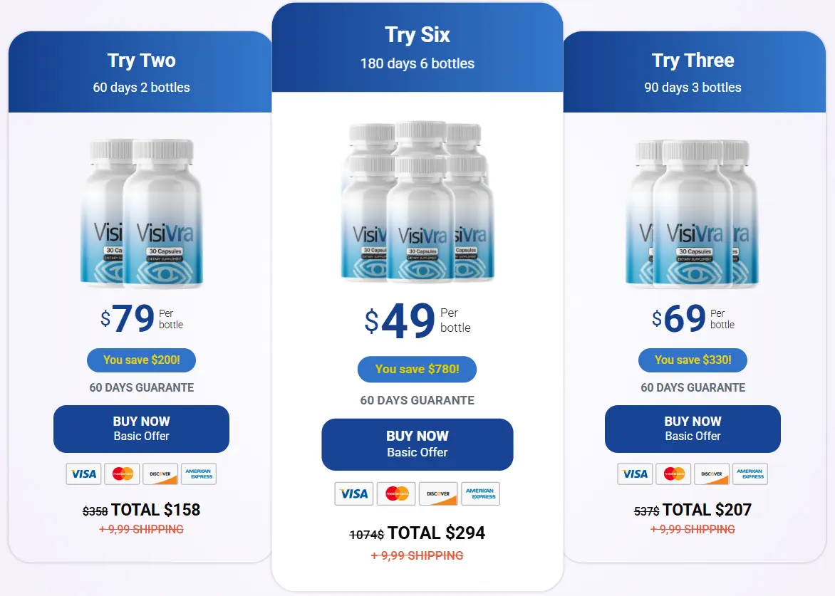 Visivra Pricing Screenshot